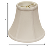 8" Snow Premium Bell No Slub Lampshade