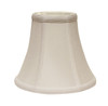 18" Snow Premium Bell No Slub Lampshade