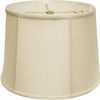 17" Ivory Throwback Drum Pongee Silk Lampshade