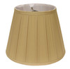 14" Primrose Slanted Crimped Box Shantung Lampshade