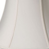 12" Cream Slanted Oval Paperback Shantung Lampshade