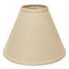 13" Parchment Biege Deep Cone Linen Lampshade