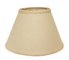 19" Parchment Biege Empire Slanted Linen Lampshade