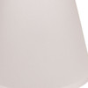 18" White Empire Deep Slanted No Slub Lampshade