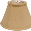 5" Parchment Biege Premium Set of 6 Chandelier Linen Lampshades