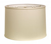 13" Ivory Throwback Drum No Slub Lampshade