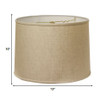 13" Dark Wheat Throwback Drum Linen Lampshade