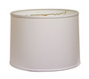 14" White Throwback Drum No Slub Lampshade