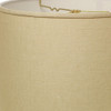 15" Parchment Biege Throwback Drum Linen Lampshade