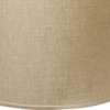 15" Dark Wheat Throwback Drum Linen Lampshade