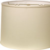 17" Ivory Throwback Drum No Slub Lampshade