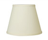 8" Ivory Hardback Empire No Slub Lampshade