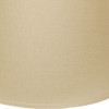 14" Parchment Biege Rounded Empire Slanted Linen Lampshade