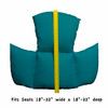 Primo Teal Indoor Outdoor Replacement Cushion for Egg Chair