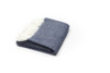 Navy Blue Soft Acrylic Herringbone Throw Blanket