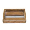 Traditional Solid Teak Wall Mount Soap Dish
