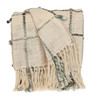 Olive and Beige Textured Woven Handloom Throw