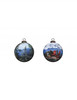 Scenic Life is Better in the Mountains Hand Painted Mouth Blown Glass Ornament