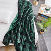 Green Plaid Weighted Velvet and Velvet Throw Blanket