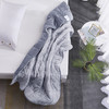 Grey Velvet  Velvet Luxury Weighted Throw Blanket