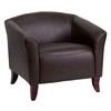 HERCULES Imperial Series Brown LeatherSoft Chair