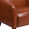 HERCULES Imperial Series Cognac LeatherSoft Sofa