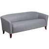 HERCULES Imperial Series Gray LeatherSoft Sofa