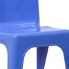 Whitney 2 Pack Blue Plastic Stackable School Chair with Carrying Handle and 11" Seat Height