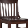 HERCULES Series School House Back Walnut Wood Restaurant Barstool