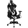 Optis Gaming Desk and Black Reclining Gaming Chair Set /Cup Holder/Headphone Hook/Removable Mouse Pad Top - Wire Management