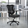 Kale High Back Designer Black Mesh Executive Swivel Ergonomic Office Chair with Adjustable Arms