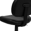 Ronald Mid-Back Black LeatherSoft Swivel Ergonomic Task Office Chair with Back Depth Adjustment