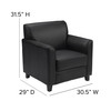 HERCULES Diplomat Series Black LeatherSoft Chair