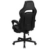 X40 Gaming Chair Racing Ergonomic Computer Chair with Fully Reclining Back/Arms, Slide-Out Footrest, Massaging Lumbar - Black/Gray