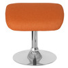 Egg Series Orange Fabric Ottoman