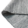 Abbott 5' x 7' Handwoven Indoor/Outdoor Diamond Pattern Area Rug in Grey