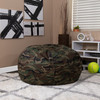 Duncan Oversized Camouflage Refillable Bean Bag Chair for All Ages