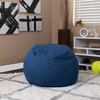 Dillon Small Denim Refillable Bean Bag Chair for Kids and Teens