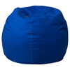 Dillon Small Solid Royal Blue Refillable Bean Bag Chair for Kids and Teens