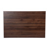 Hatfield 47 Inch Mid-Century Modern Wood Dining Table, Wood Kitchen Table, Dark Walnut