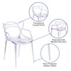 Nesting Series Transparent Stacking Side Chair