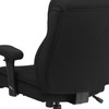 HERCULES Series Big & Tall 400 lb. Rated Black Fabric Ergonomic Task Office Chair with Line Stitching and Adjustable Arms