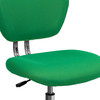 Beverly Mid-Back Bright Green Mesh Padded Swivel Task Office Chair with Chrome Base