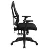 Ivan High Back Black Mesh Multifunction Swivel Ergonomic Task Office Chair with Adjustable Arms