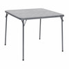 Madison 5 Piece Gray Folding Card Table and Chair Set