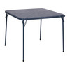 Madison 5 Piece Navy Folding Card Table and Chair Set