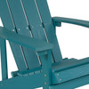 Charlestown All-Weather Poly Resin Wood Adirondack Chair in Sea Foam