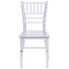 HERCULES Childs Transparent Crystal Resin Party and Event Chiavari Chair for Commercial & Residential Use