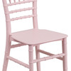 HERCULES Childs Pink Resin Party and Event Chiavari Chair for Commercial & Residential Use
