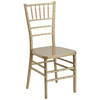 HERCULES PREMIUM Series Gold Resin Stacking Chiavari Chair